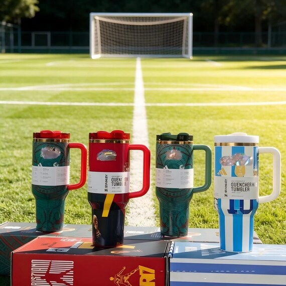 Customized World Cup fan insulated mug, 40 oz. Gift mug