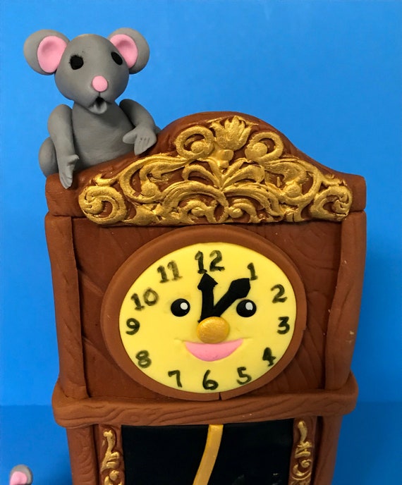 Hickory Dickory Dock Clock and Mice Etsy