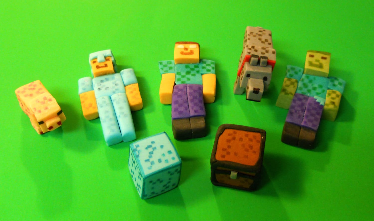 Inspired by Minecraft: Steve in Armor, Herobrine, Zombie & more Cake ...