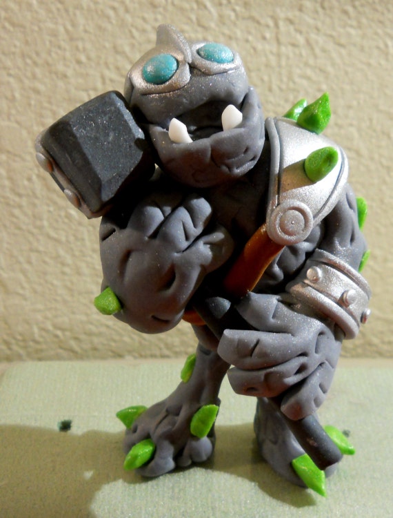 Skylanders Crusher Cake Topper Made With Fondant For Your