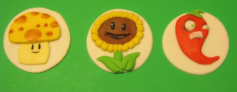 Plants vs Zombies Cupcake Toppers image 3