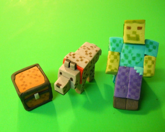 Inspired By Minecraft Steve In Armor Herobrine Zombie Etsy