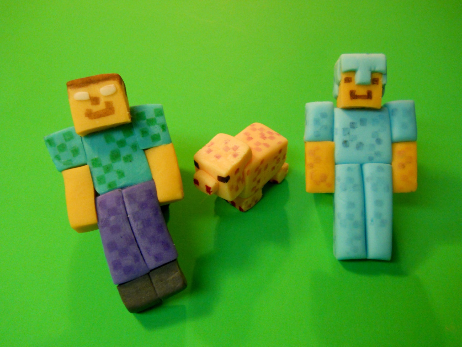 Inspired By Minecraft Steve In Armor Herobrine Zombie Etsy