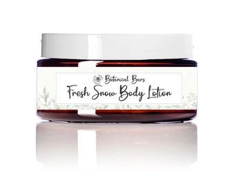Fresh Snow 4oz Body Lotion - Paraben Free Lotion - Stocking Stuffer Ideas - Gifts for Mom - Gifts for Teens - Holiday Lotion