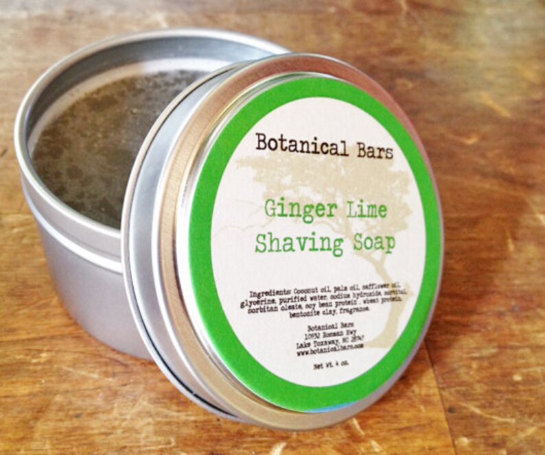 Mens Shaving Soap 4 Oz Shaving Soap in Tin Gifts for Him Etsy