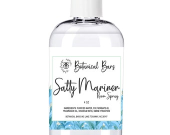 Salty Mariner Room Spray - Bathroom Spray - Toilet Spray - Stocking Stuffers - Gifts for Him - Lavender Pillow Spray