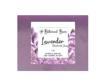 Clearance - 100 Mini Lavender Soaps - Guest Soaps - Soap Samples - Wedding Favors - Baby Shower Soaps - Bridal Shower Soaps