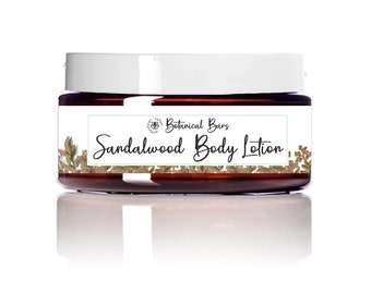 Sandalwood 4oz Body Lotion - Paraben Free Lotion - Men's Lotion - Mens Stocking Stuffers