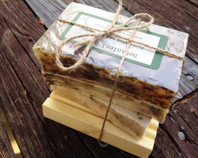 Manly Soap Gift Set 3 Bars and Soap Dish Vegan Soap Set Etsy