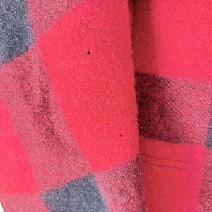 Vintage Filson 1970s Mackinaw Red Buffalo Plaid Wool Jacket Size 42 Mens USA image 7