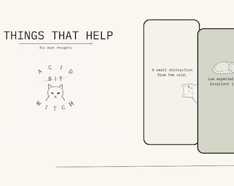 ACID BIT WITCH — 10 Phone Wallpapers | Minimal Dark Humour | Digital Download