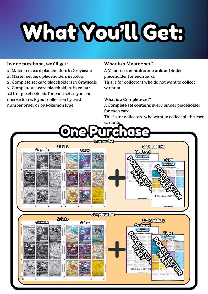 Chaos Rising Binder Placeholder Printable Complete Master Set Pokemon ...
