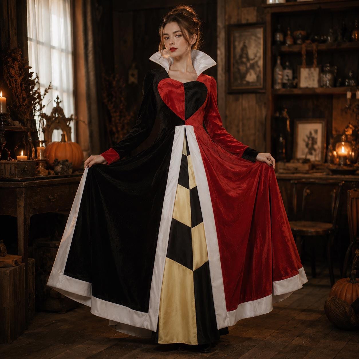 vestito di carnevale disney regina di cuori donna adulto vestito di carnevale disney regina di cuori donna adulto