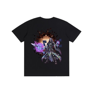 Code Conjurer Tovenaar T-shirt | Fantasy Holografische Magiër Kunst (Heroes Serie)
