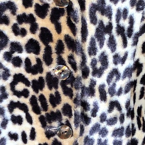 1960s Leopard Print Faux Fur Vest image 8