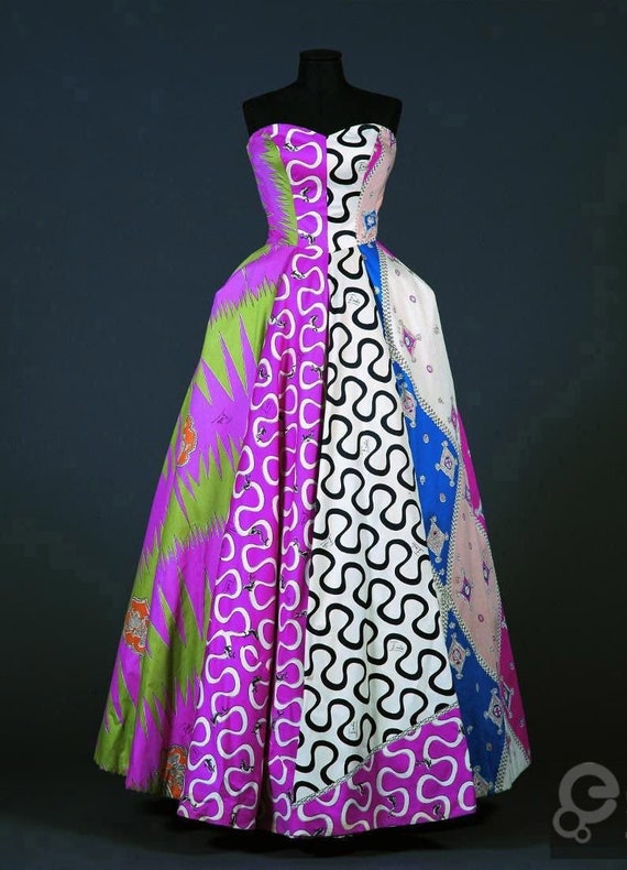 Rare 1950s Pucci Designer Dress 1957 Paleo Collection - Etsy