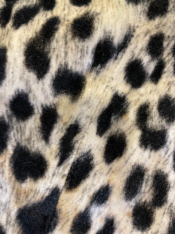 1950s 60s Leopard Print Bikini Costume Playsuit - image 10