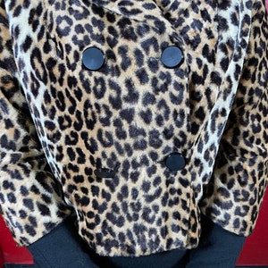 1950s Leopard Print Cropped Jacket image 10