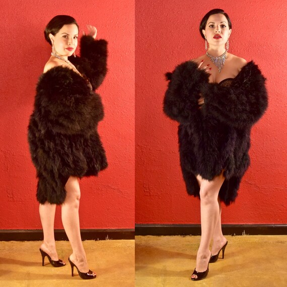 Glamorous Vintage Marabou Feather Jacket