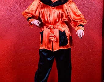 1940s Liquid Satin Lounge Pajamas