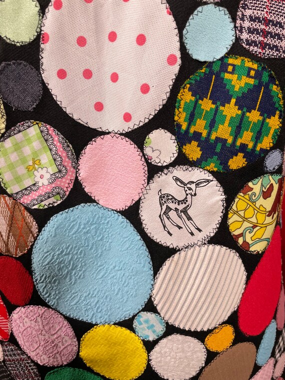 Vintage Patchwork Jacket Quilt Panels - image 6