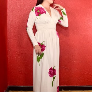 1960s 70s Tropical Maxi Dress Shannon Rodgers for Jerry Silverman image 4