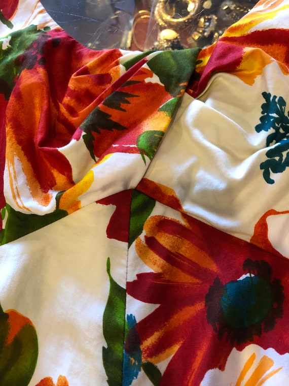 1960s Paradise Hawaiian Maxi Dress - image 7