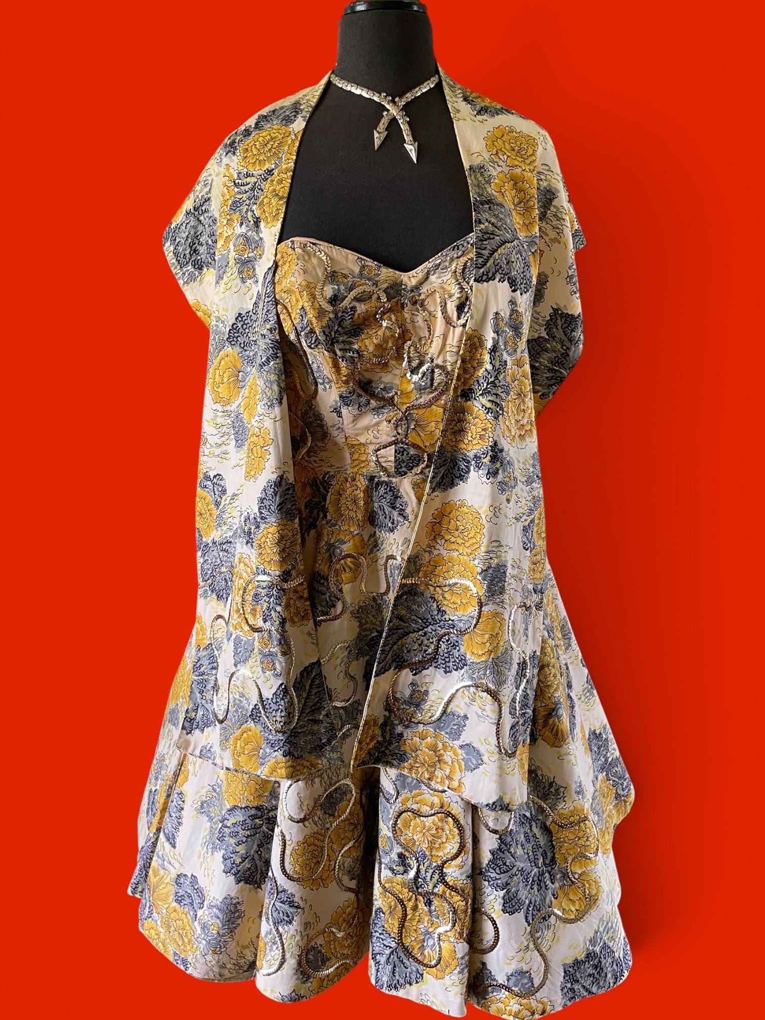 Gold Sequin Dress - Etsy