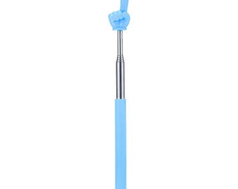 Stainless Steel Telescopic Pointer Stick with Finger Grip – Multifunctional Teaching Aid