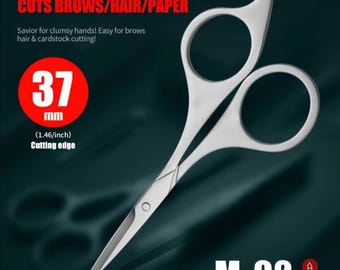 Professional Stainless Steel Eyebrow Scissors: Precision Grooming Tool