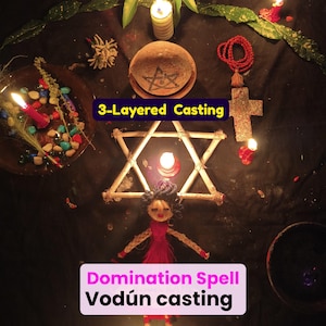 3-lagers Vodún Domination-besvärjelse | Kraftfull kontroll- och inflytanderitual | Bemästra ditt öde, befalla makt