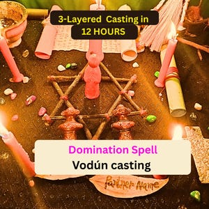 3 layer  Vodún Domination Spell casting | Powerful Control & Influence Ritual | Master Your Destiny, Command Power