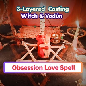 Liebeszauber mit Besessenheitsgefühl, Voodoo-Ritual zur Manifestation, Hexengeschenk für Sie oder Ihn