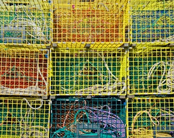 LobsterTraps (UNIQUENESS / BIRTHDAY)/ Lobster Traps / New Harbor, Maine / Handmade