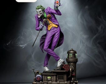 Joker Chaos STL File – Comics Collectible Statue – Instant Download
