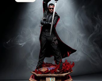 Blade Daywalker STL File – Marvel Fan Art Figurine – Instant Download