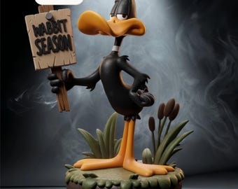 Daffy Duck Fury STL File – Movie Toon Collectible Model – Instant Download