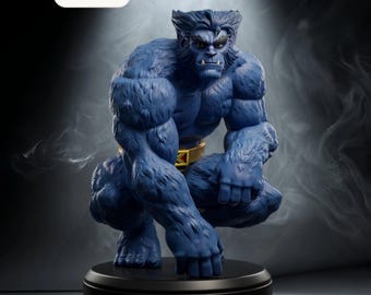 Beast Ascension STL File – Comics Toon Collectible Statue – Instant Download