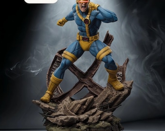 Cyclops Optic Blast STL File – Marvel X-Men Figurine – Instant Download