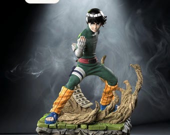 Iron Lotus Taijutsu Prodigy STL File – Anime Statue – Instant Download