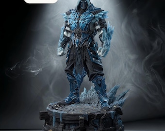 Sub-Zero Sovereign STL File – Game Collectible Statue – Instant Download
