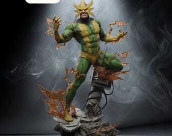 Electro Surge STL File – Comics Villain Collectible Model – Instant Download