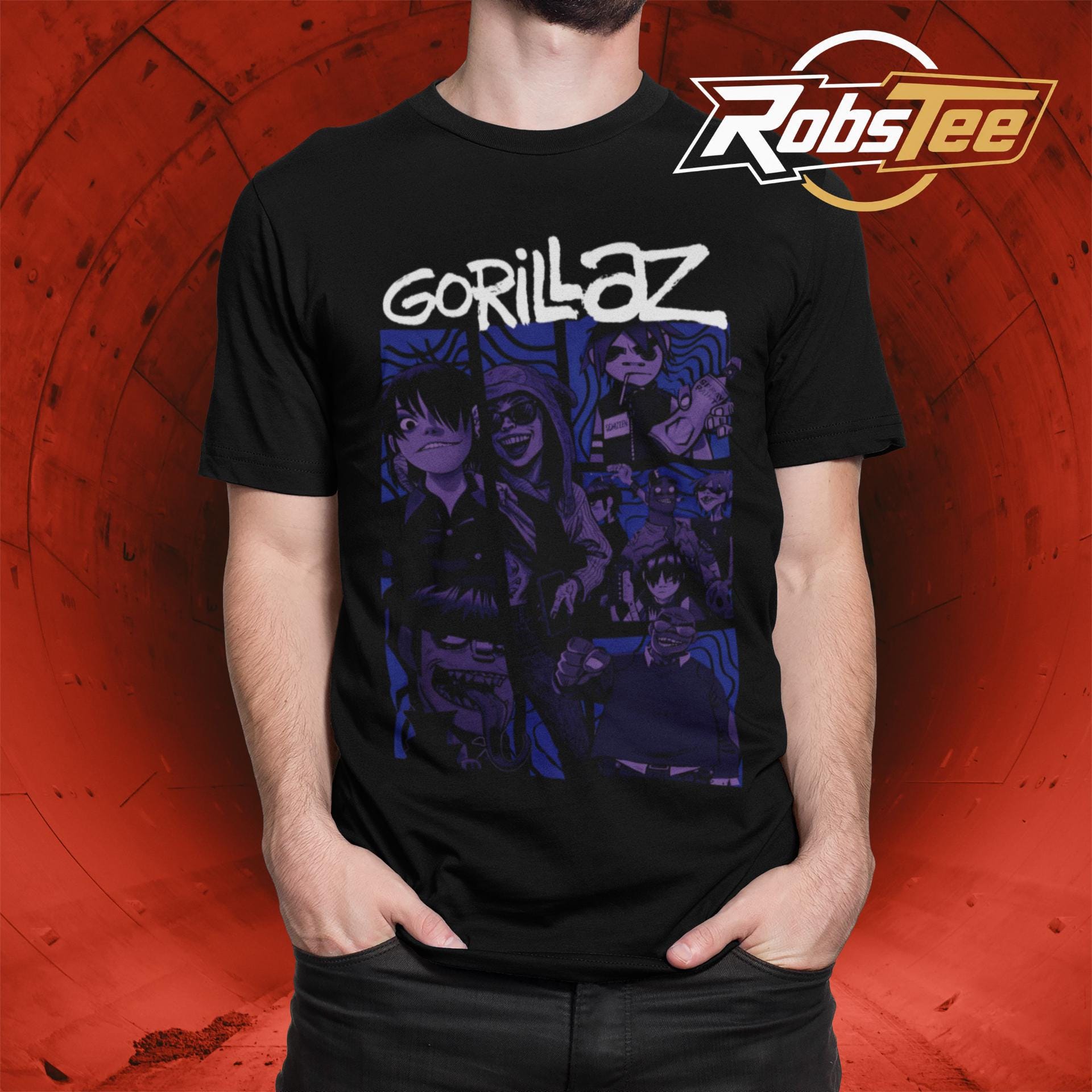 Gorillaz shirt vintage - Etsy 日本