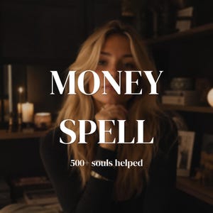 Money spellwork, money attraction ritual, abundance spellwork, prosperity energy ritual, financial flow and success + PDF guide