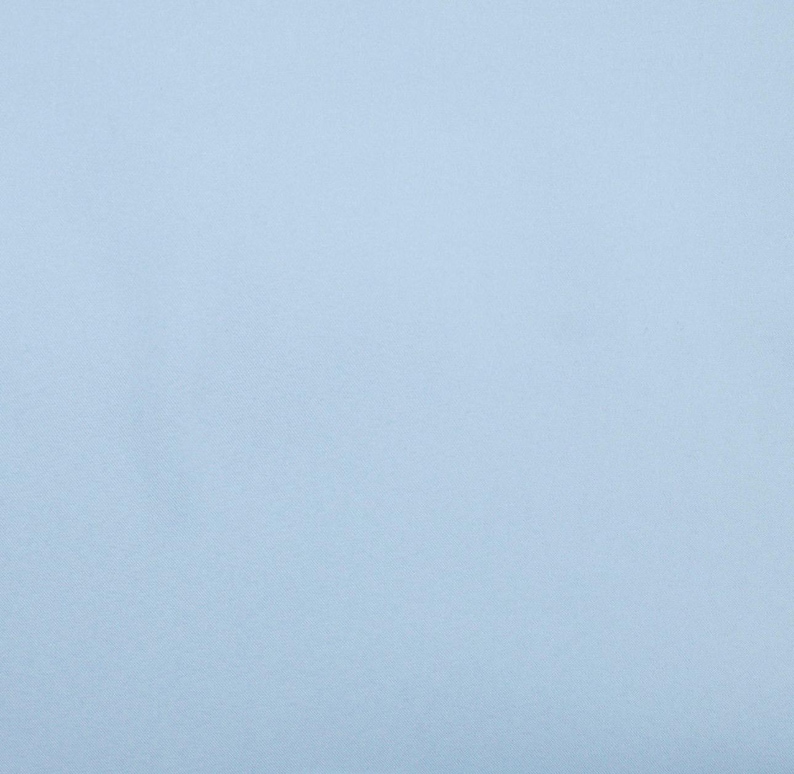 May include: A solid, uniform field of light baby blue color. The surface appears smooth and matte, displaying a consistent, flat tone across the entire frame without any visible patterns, textures, gradients, or additional objects present.