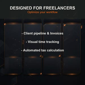 ADHD Planner for Freelancers | Work From Home Organizer | Client & Task Tracker | AuDHD Business Spreadsheet | Excel Google Sheets