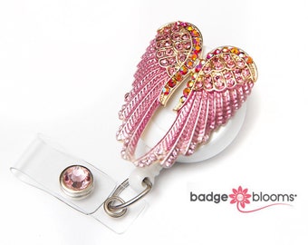 Office Staff Gifts Birthday Gifts for Her Teacher Gifts Graduation Gifts Butterfly Badge Reel Personalized Pink Butterfly Badge Holder