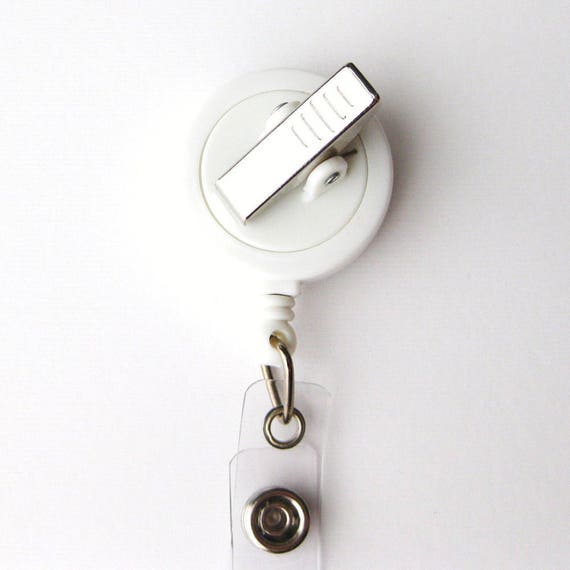 id badge retractable clip