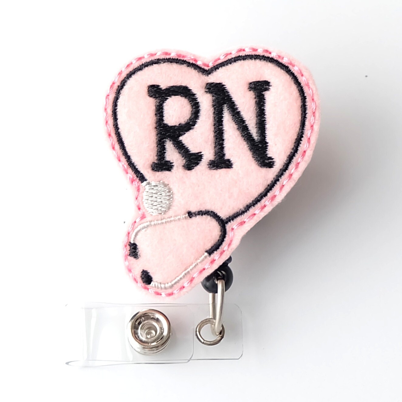 Registered Nurse Badge Clips Cute Badge Reels Unique Etsy