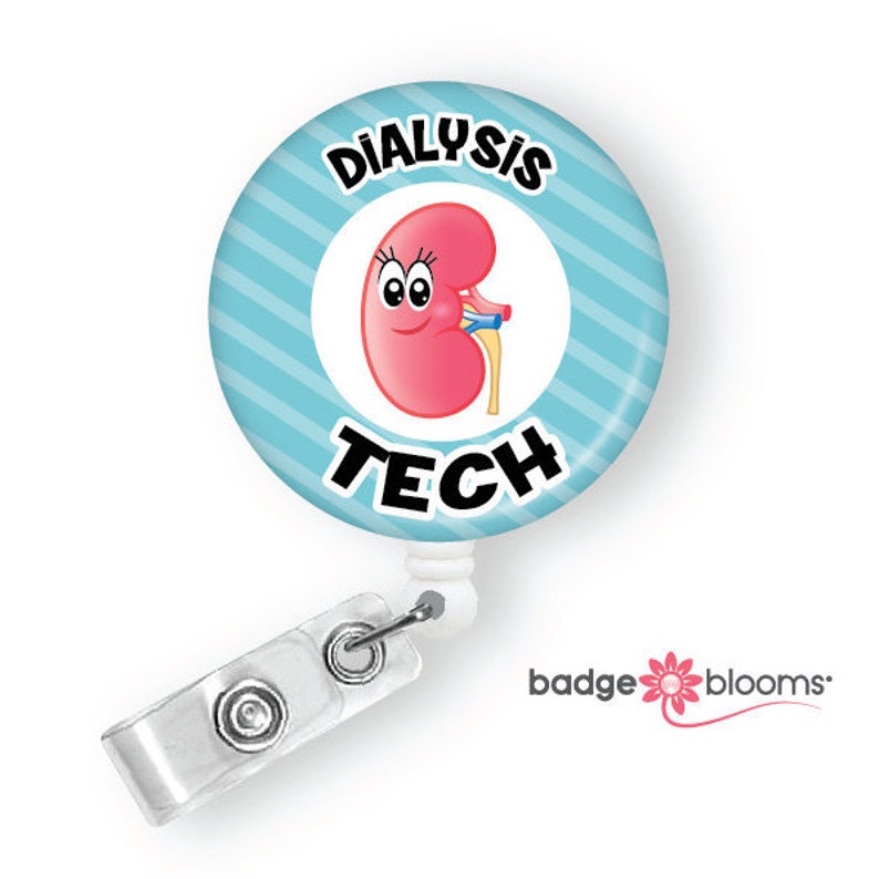 Kelly Kidney Dialysis Tech Gifts Cute Badge Reels Etsy